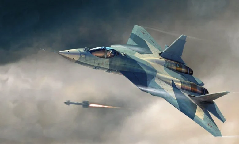 Su-57E Fighter Jet