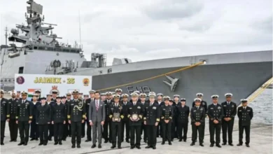 INS Sahyadri Touches Down in Japan for JAIMEX 25