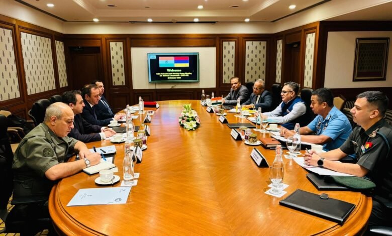India and Armenia Deepen Defence Ties at Hyderabad Joint Working Group Meeting