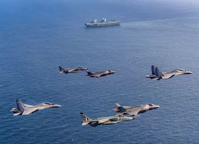 Indian Air Force and UK Royal Navy