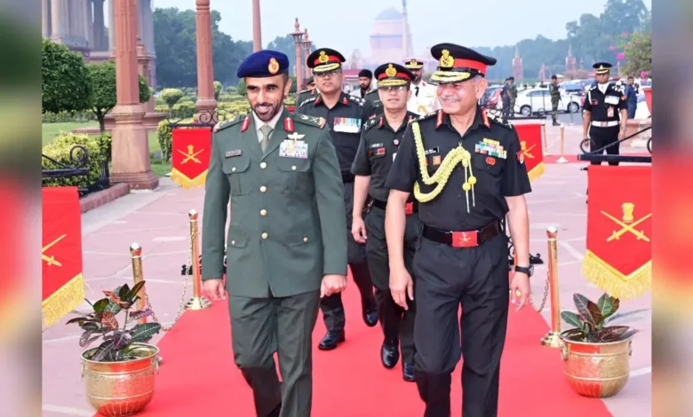 UAE Land Forces Commander Visits India