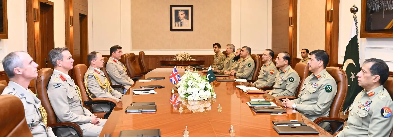 British Army Chief Visits Pakistan UK & Pakistan Strengthen Defence Partnership