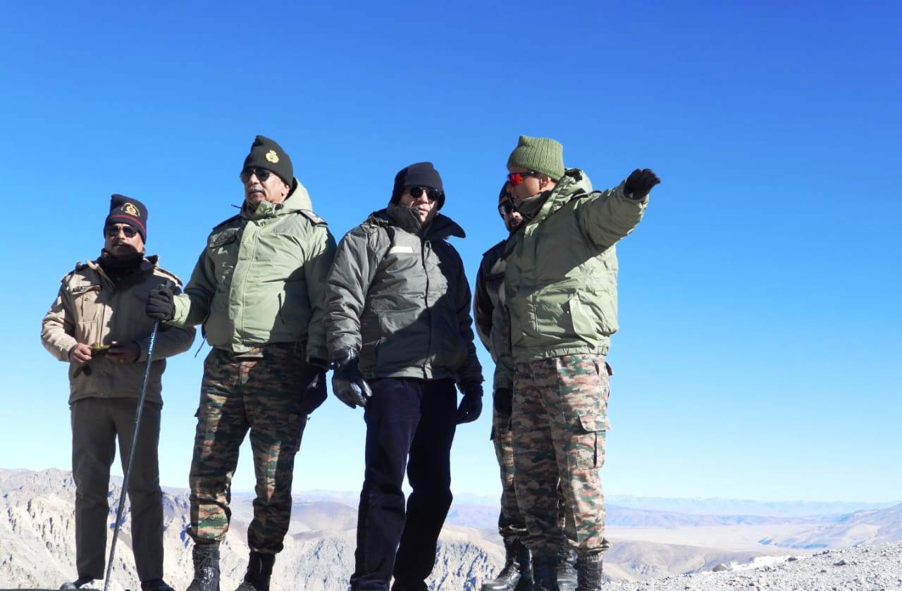 Defence Secretary Rajesh Kumar Singh Reviews Road