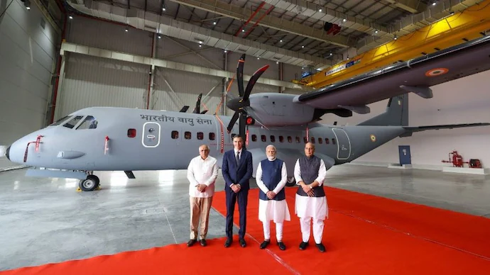 India Achieves Major Defence Milestone as First Privately Manufactured C-295 Aircraft