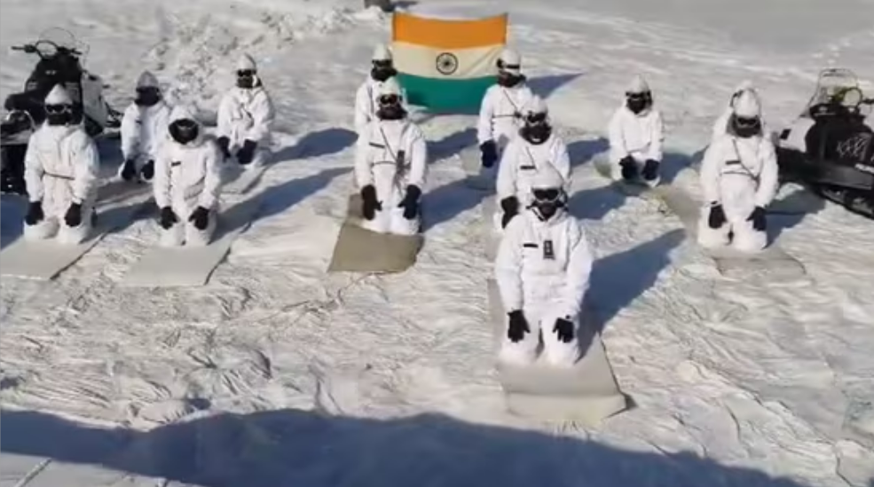 Indian Armed Forces Mark International Yoga Day Across All Theatres