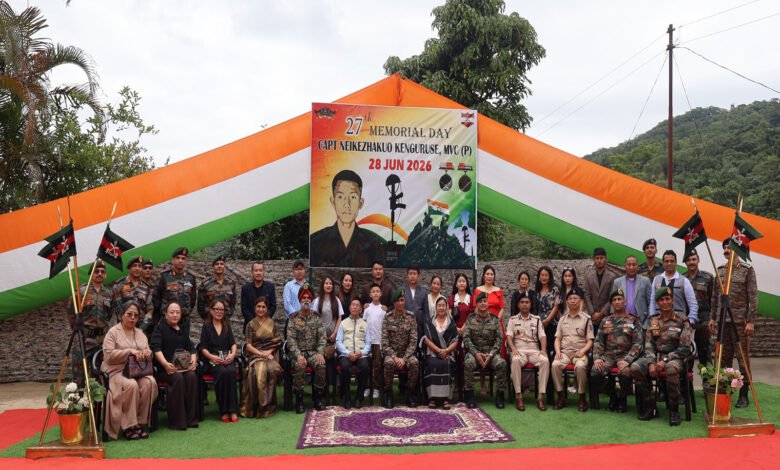 Indian Army, Assam Rifles Honour Kargil War Hero Captain Neikezhakuo Kengurüse