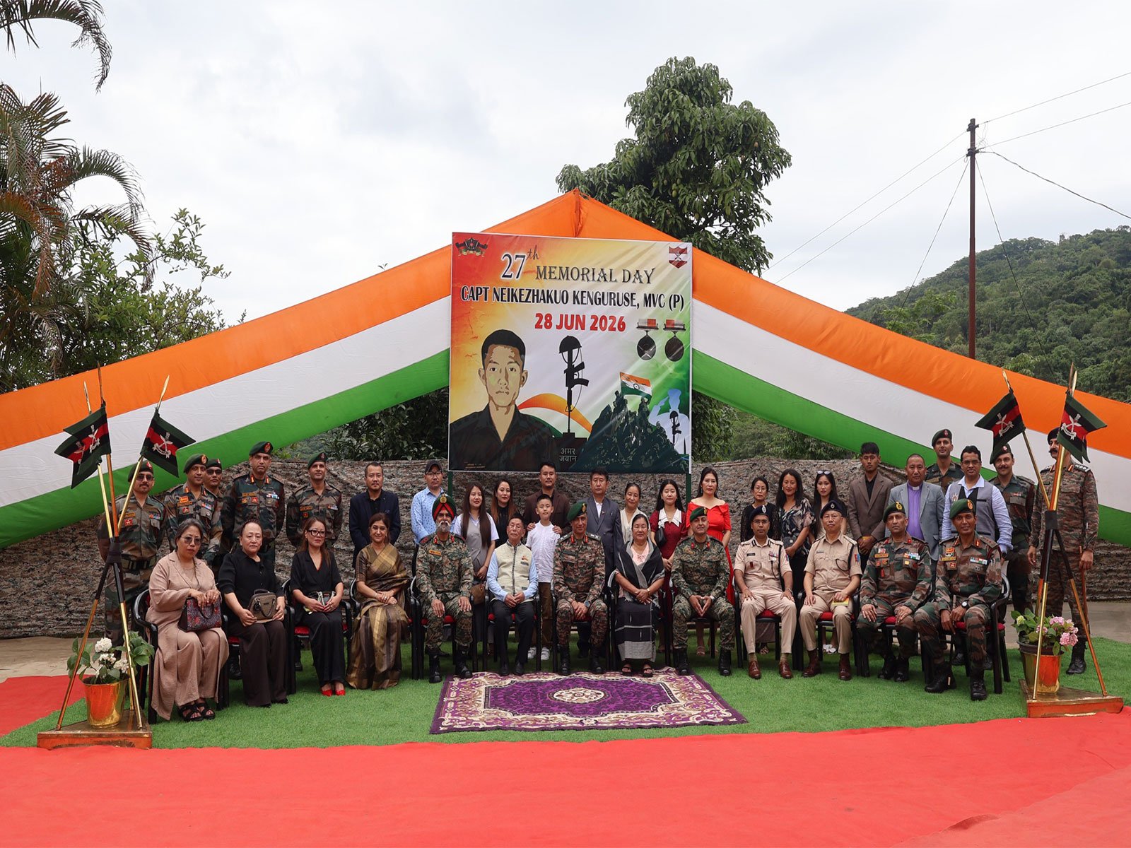 Indian Army, Assam Rifles Honour Kargil War Hero Captain Neikezhakuo Kengurüse