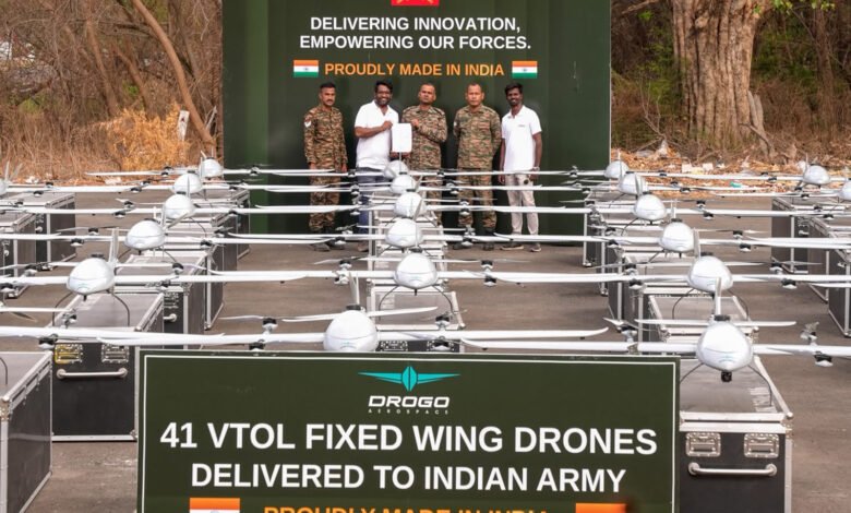 Indian Army Inducting 41 Indigenous JK-250e Drones for Tactical Operations