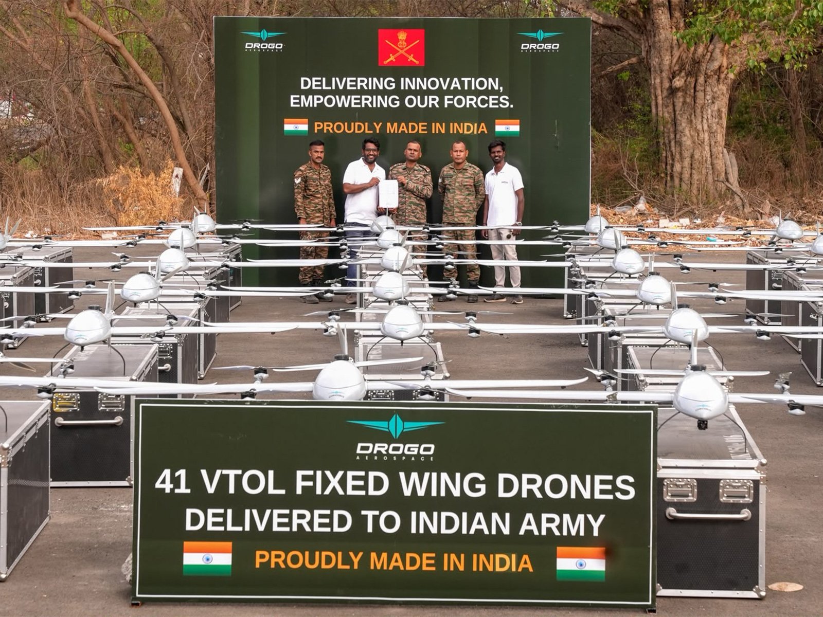 Indian Army Inducting 41 Indigenous JK-250e Drones for Tactical Operations