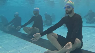 Indian Navy Conducts Underwater Yoga on International Yoga Day 2026