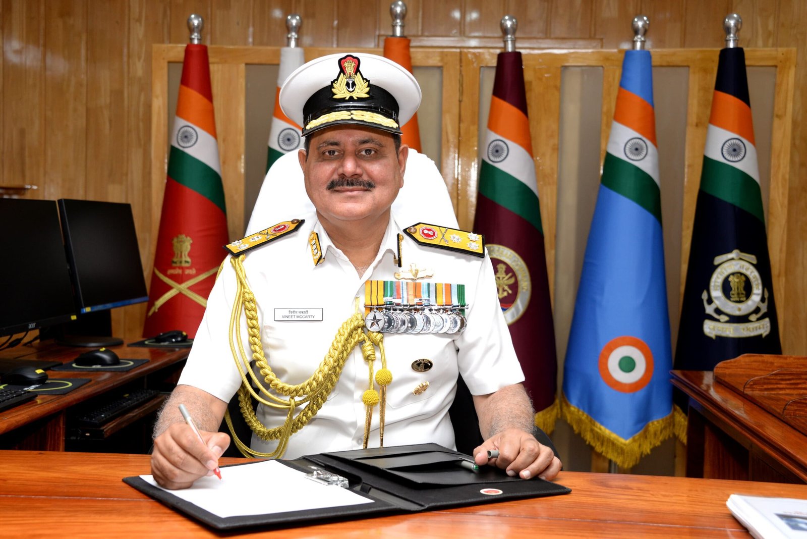 Vice Admiral Vineet McCarty