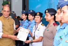 Defence Minister Rajnath Singh Lauds IASV Triveni All-Women Expedition Team for Historic Achievement