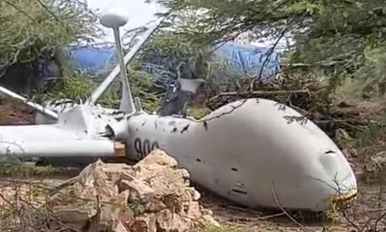 Indian Navy's Drishti-10 UAV Crashes; Second Loss in 18 Months