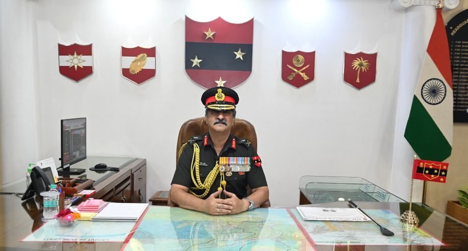 Lt Gen Rajesh Pushkar Reviews Operational Readiness of Sudarshan Chakra Corps