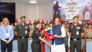 28 NCC Girl Cadets Scale Parang La Pass in 250-km High-Altitude Trek
