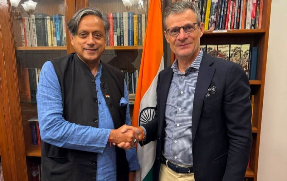 Shashi Tharoor, EU Envoy Discuss Stronger India-Europe Partnership and Kerala Maritime Cooperation