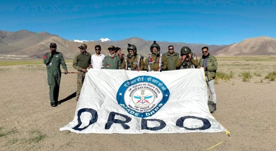 DRDO Successfully Tests Indigenous Combat Parachute System in Ladakh