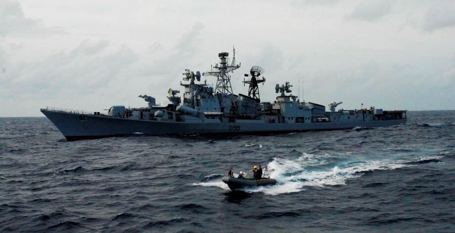 INS Ranvijay Deepens Naval Engagement With Oman During Salalah Visit