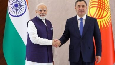 PM Modi Meets Kyrgyz President Zhaparov, Pushes for Deeper India-Central Asia Cooperation