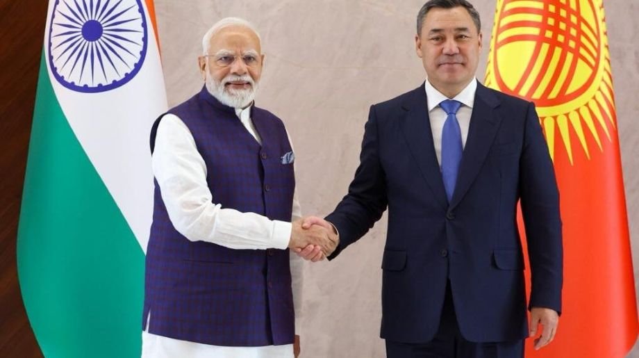 PM Modi Meets Kyrgyz President Zhaparov, Pushes for Deeper India-Central Asia Cooperation