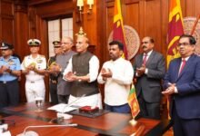 Rajnath Singh Holds Productive Talks With Sri Lankan President in Colombo