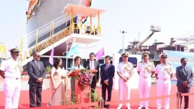 INS Srishti Launched in Goa, Strengthening India’s Indigenous Naval Shipbuilding Programme