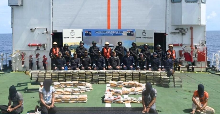 Iranian Dhow Intercepted Off Lakshadweep With ₹3,000 Crore Narcotics, Five Pakistani Nationals Held