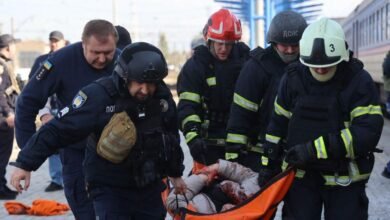 Russian Drone Strike on Ukraine Railway Station Kills 13, Injures 10